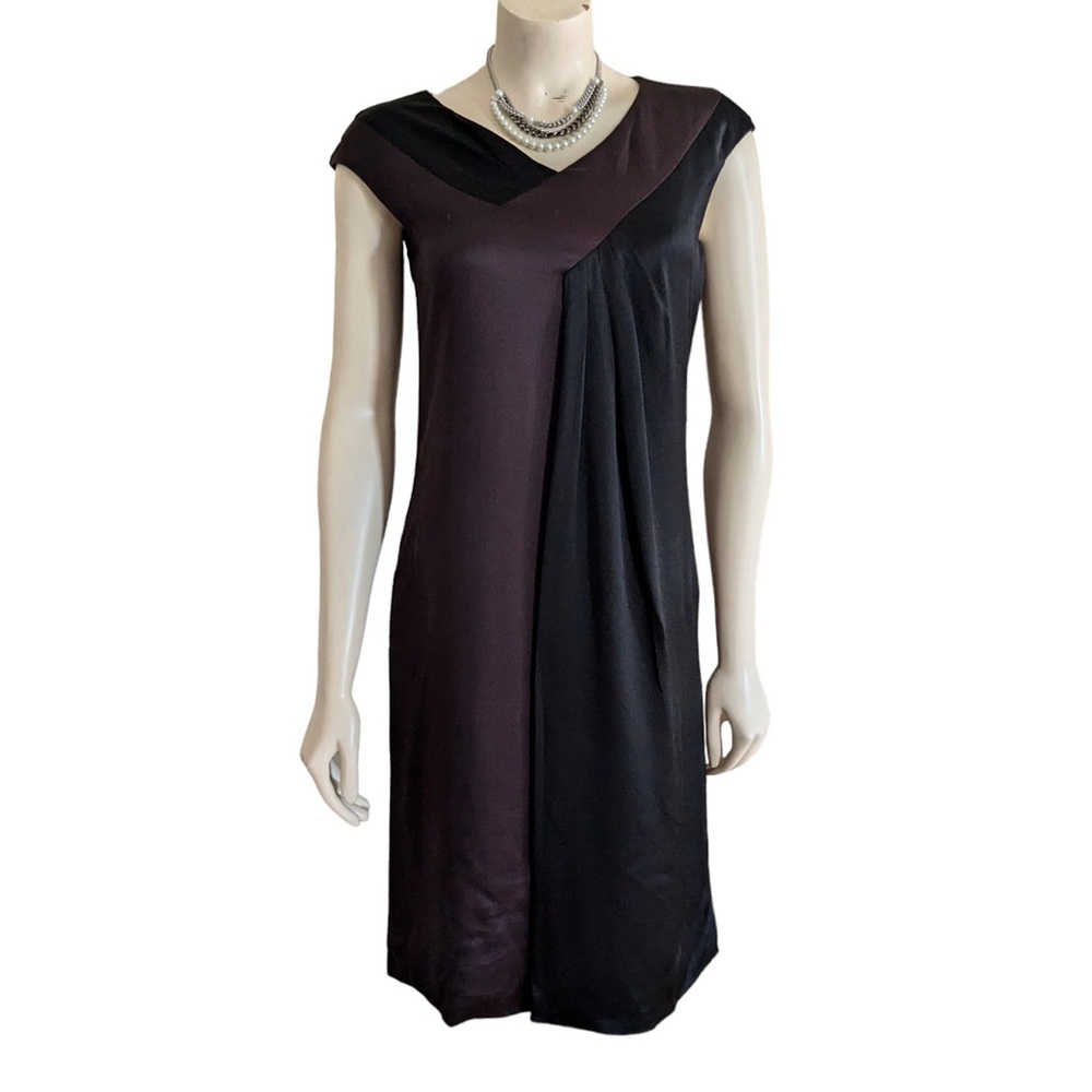 MAXMARA Brown & Black Dress - Size 8